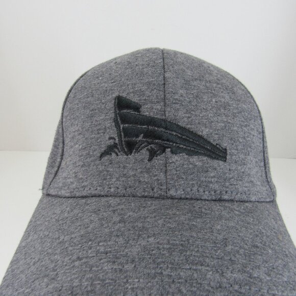 Gray Cap Hat with Embroidered Boat In Weeds Adj Strap Back Cap America i3017 - Picture 1 of 8